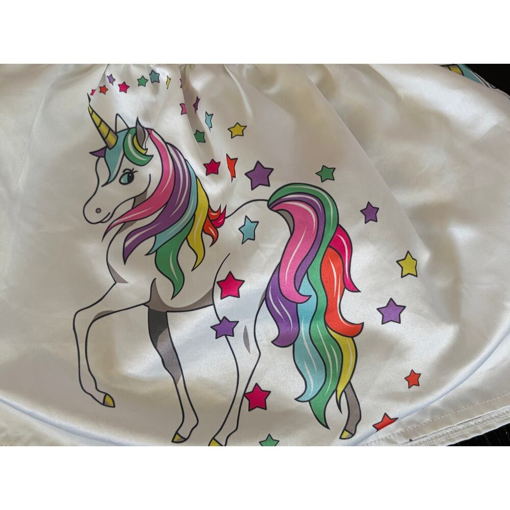 Mia Belle Girls Unicorn Princess Tulle Costume Dress - Picture 4 of 8
